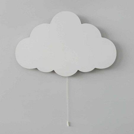 Lampă de perete LED Cloud cu lumină albă caldă pentru camera copiilor