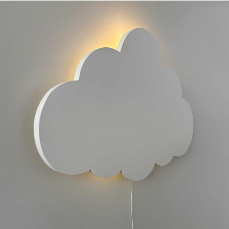Lampa LED pentru copii în formă de nor creează o iluminare nocturnă plăcută și o atmosferă liniștitoare