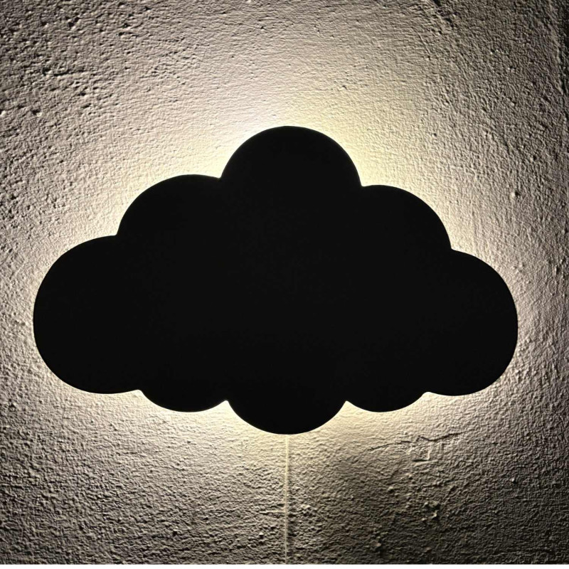 Lampa LED pentru copii în formă de nor creează o iluminare nocturnă plăcută și o atmosferă liniștitoare