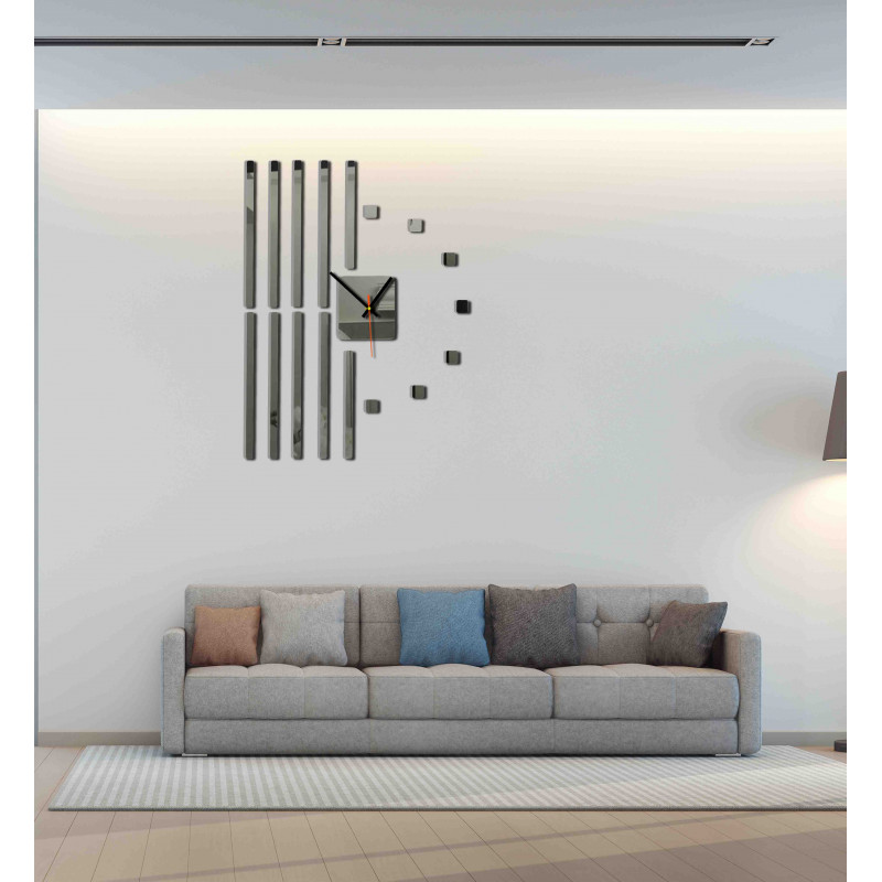 Ceas de perete modern din plastic. Producție proprie, X-momo