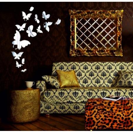 Oglinzi decorative. Autocolante oglindă pentru perete, ca imagine sau decor, autocolant acrilic 3D