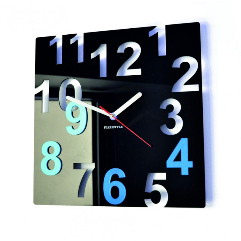 Ceas modern de perete realizat din plexiglas. Tendințe pe ceas de perete ca un cadou. Ceas X-Momo. PMMA