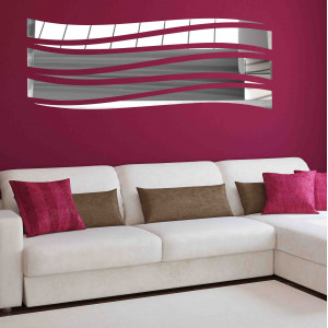 Oglinzi decorative. Autocolante oglindă pentru perete, ca imagine sau decor, autocolant acrilic 3D