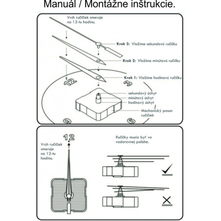 Ceas oglindă de perete modern, adeziv, negru