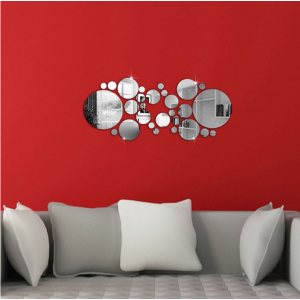 Oglinzi decorative. Sticker de perete cu oglindă, ca imagine sau decor, sticker acrilic 3d