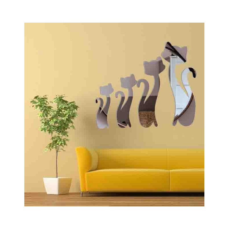 Oglinzi decorative moderne. Oglinzi și autocolante de perete colorate, autocolante 3D din acril