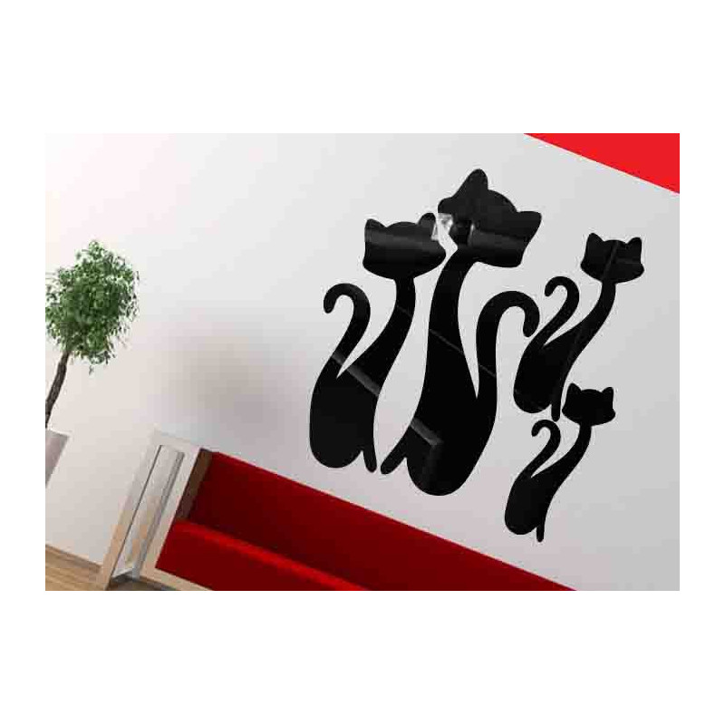 Oglinzi decorative. Autocolante oglindă pentru perete, ca imagine sau decor, autocolant acrilic 3D