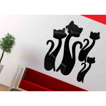 Oglinzi decorative. Autocolante oglindă pentru perete, ca imagine sau decor, autocolant acrilic 3D