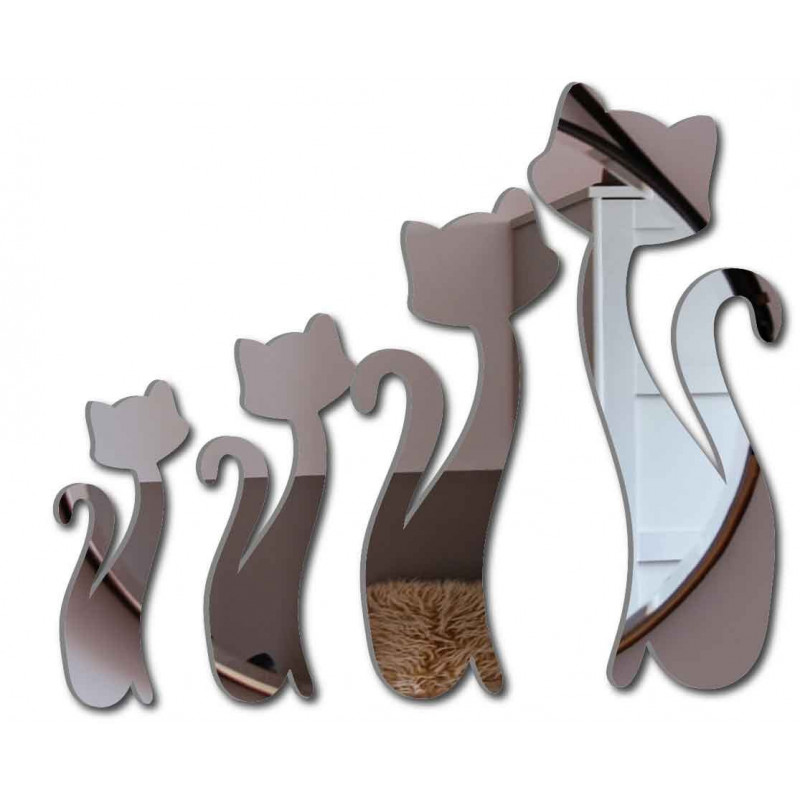 Oglinzi decorative moderne. Oglinzi și autocolante colorate pe perete, autocolante 3d din acril