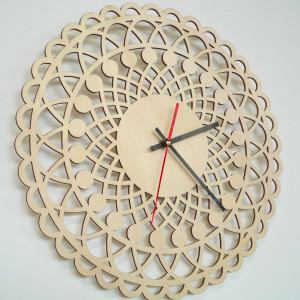 Ceas de perete modern, ceas de perete ca cadou, ceas 3D Mandala.