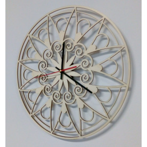 Ceas de perete modern, Ceas de perete ca cadou, Ceas 3D Mandala. 2