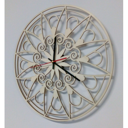 Ceas de perete modern, Ceas de perete ca cadou, Ceas 3D Mandala.