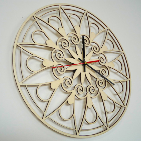 Ceas de perete modern, Ceas de perete ca cadou, Ceas 3D Mandala.
