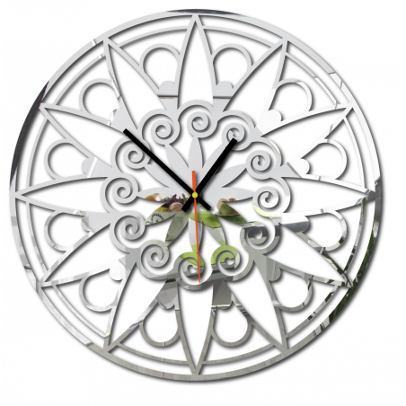 Ceas de perete modern, Ceas de perete ca cadou, Ceas 3D Mandala.
