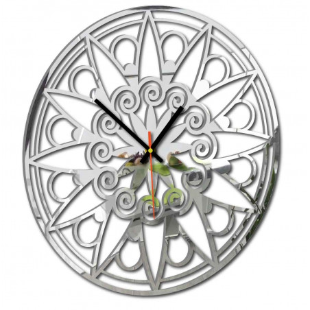 Ceas de perete modern, Ceas de perete ca cadou, Ceas 3D Mandala.