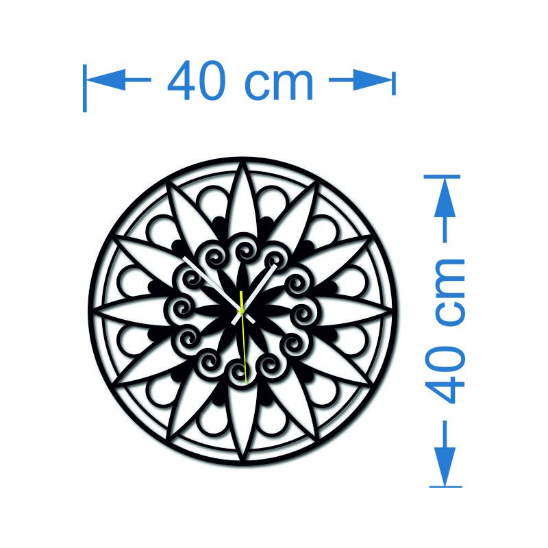Ceas de perete vintage, Ceas de bucătărie vintage ca cadou, Ceas de perete 3D