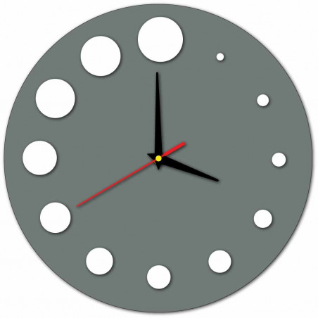 Ceas de perete modern din plastic. Producție proprie, X-momo