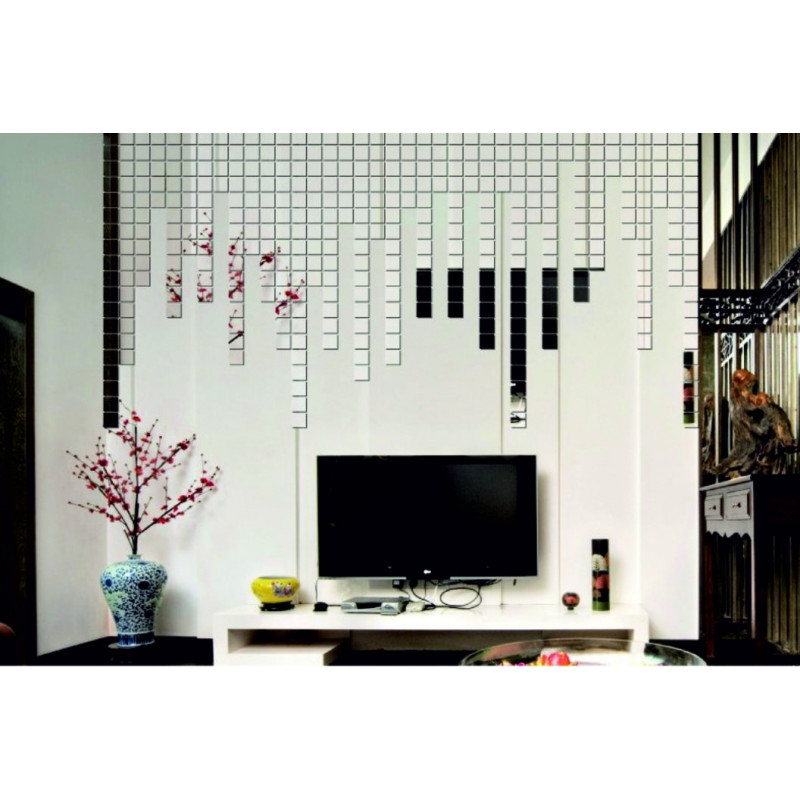 Oglinzi decorative. Autocolante oglindă pentru perete, ca imagine sau decor, autocolant acrilic 3D