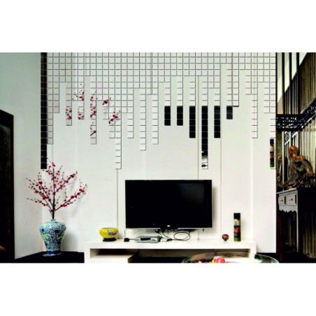Oglinzi decorative. Autocolante oglindă pentru perete, ca imagine sau decor, autocolant acrilic 3D