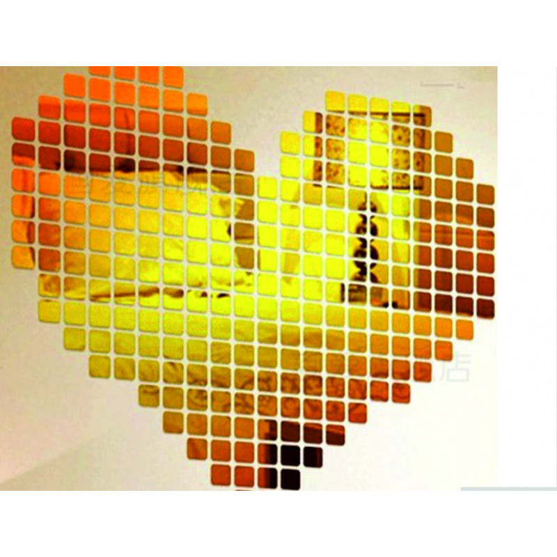 Oglinzi decorative. Autocolante oglindă pentru perete, ca imagine sau decor, autocolant acrilic 3D