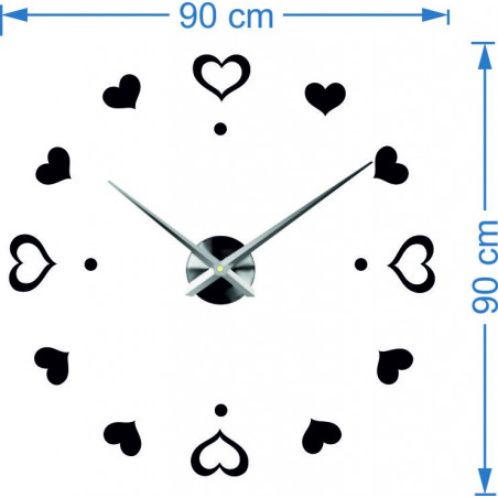 Dimensiunile ceasurilor de perete, designul ceasului de perete