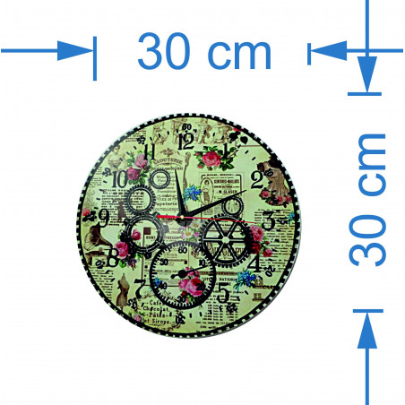 Ceas de perete modern, ceas de perete din lemn, placaj