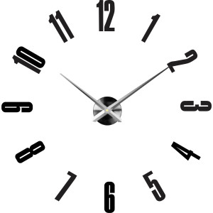Ceas de perete adeziv, ceas de lux pe stent, ceas din plastic 2