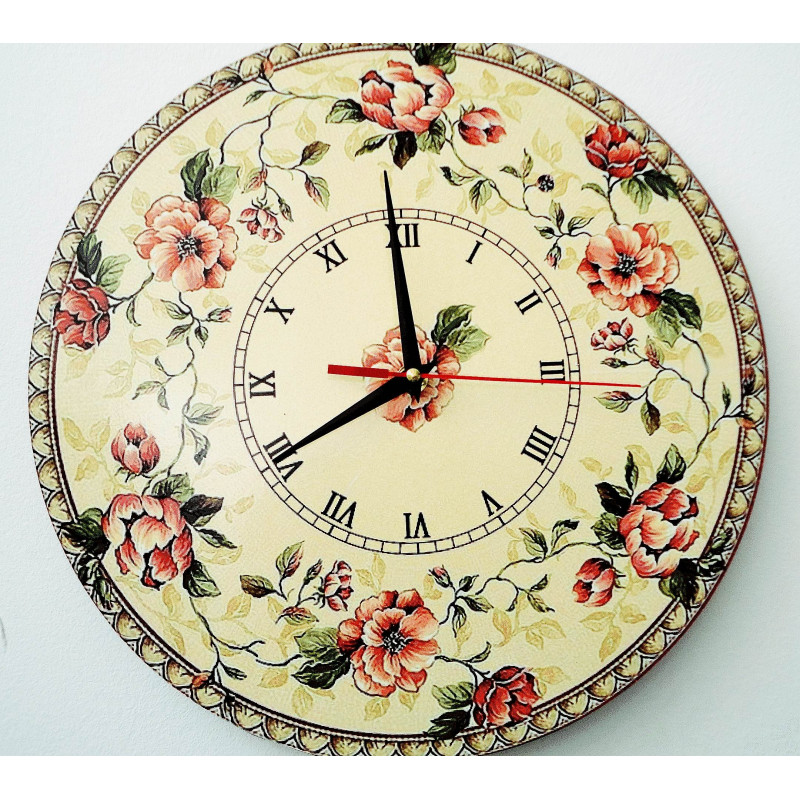 Ceas de perete modern, ceas de perete din lemn, placaj