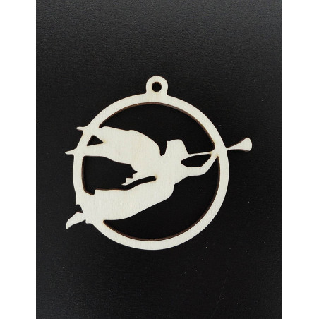 Ornamente din lemn și plastic, ornamente de Crăciun, accesorii vintage din lemn