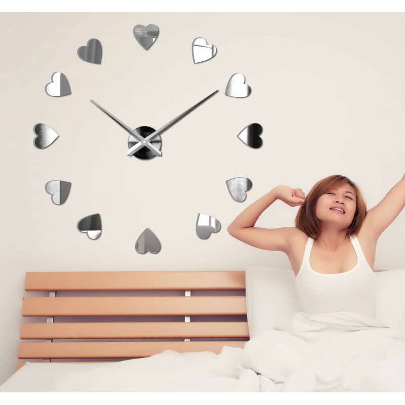 Ceasuri de perete adezive, ceas de perete de lux, ceas din plastic