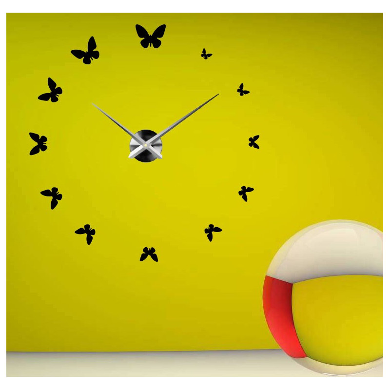 Ceas de perete adeziv, ceas de lux pe stent, ceas din plastic