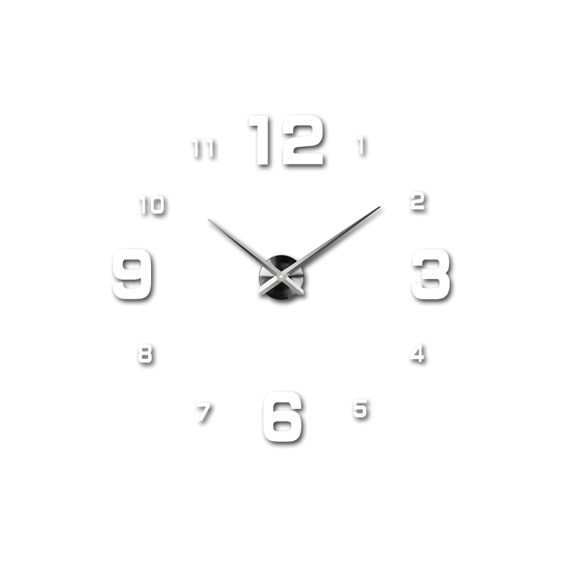 Ceas de perete adeziv, ceas de lux pe stent, ceas din plastic