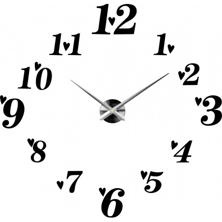 Ceas de perete adeziv, ceas de lux pe stent, ceas din plastic