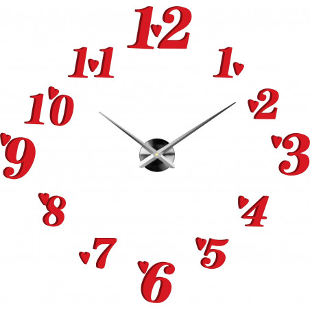 Ceas de perete adeziv, ceas de lux pe stent, ceas din plastic