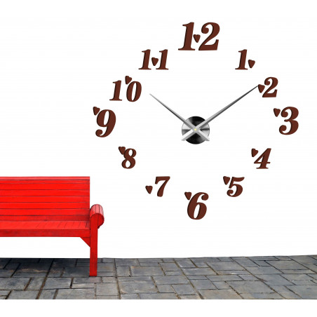 Ceas de perete adeziv, ceas de lux pe stent, ceas din plastic