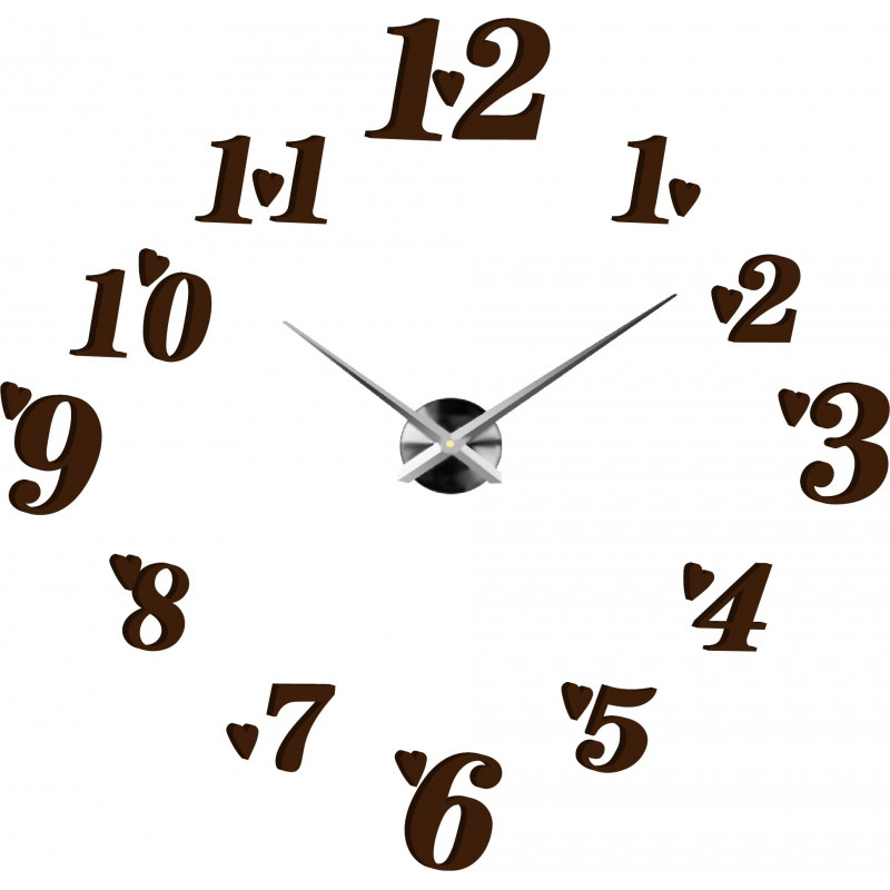 Ceas de perete adeziv, ceas de lux pe stent, ceas din plastic