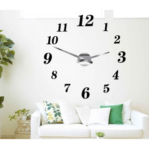 Trendy wall clock made of plexiglass - CONNIE 12P004