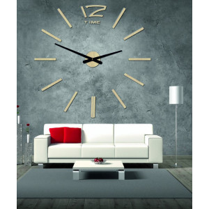 Wooden wall clock made of plywood - Honeyx