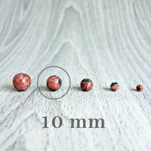 Jasper leopard - minerale cu bile - FI 10 mm