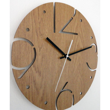 Ceas de perete modern, ceas de perete din lemn, placaj