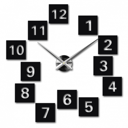 Ceas de perete adeziv, ceas de lux pe stent, ceas din plastic