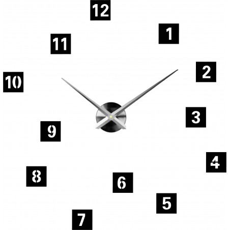 Ceas de perete adeziv, ceas de lux pe stent, ceas din plastic