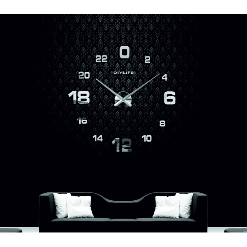 Ceas de perete adeziv, ceas de lux pe stent, ceas din plastic