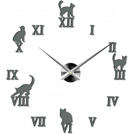 Ceas de perete adeziv, ceas de lux pe stent, ceas din plastic