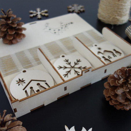 Set de decoratiuni de Craciun care va rugam sa 1 set-18 bucati