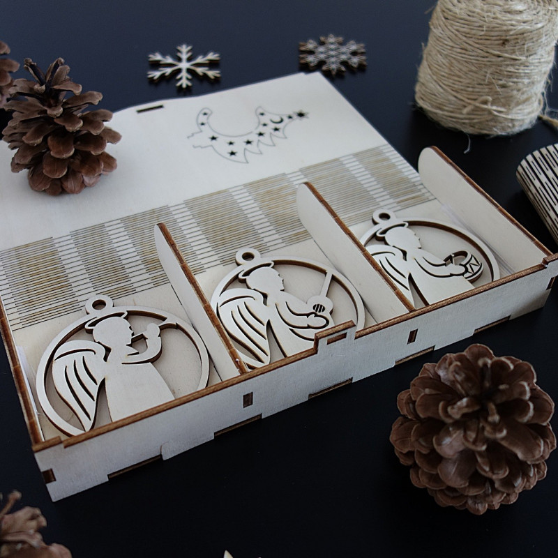 Ornamente pentru pomul de Crăciun, 1 set-18 bucăți