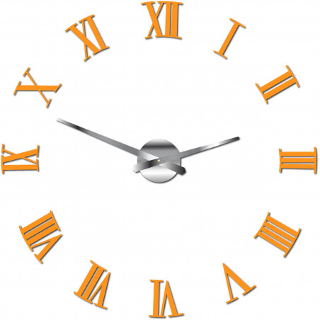 Ceas de perete adeziv Roman plexiglas 2D