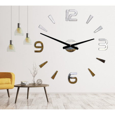 Ceas de perete modern cu stor 2D plexi