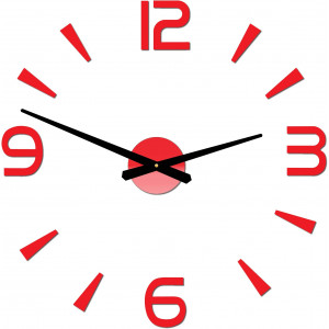 Adeziv pentru ceas de perete modern, din plexiglas 2D Stor 2