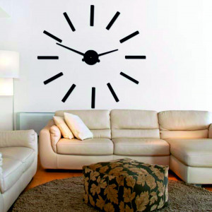 Ceas de perete modern din plexiglas 2D MIRROR